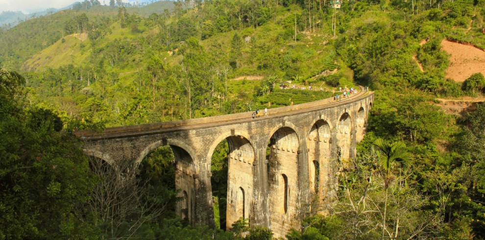 Nine Arch Bridge, also known as the 'Bridge in the Sky'