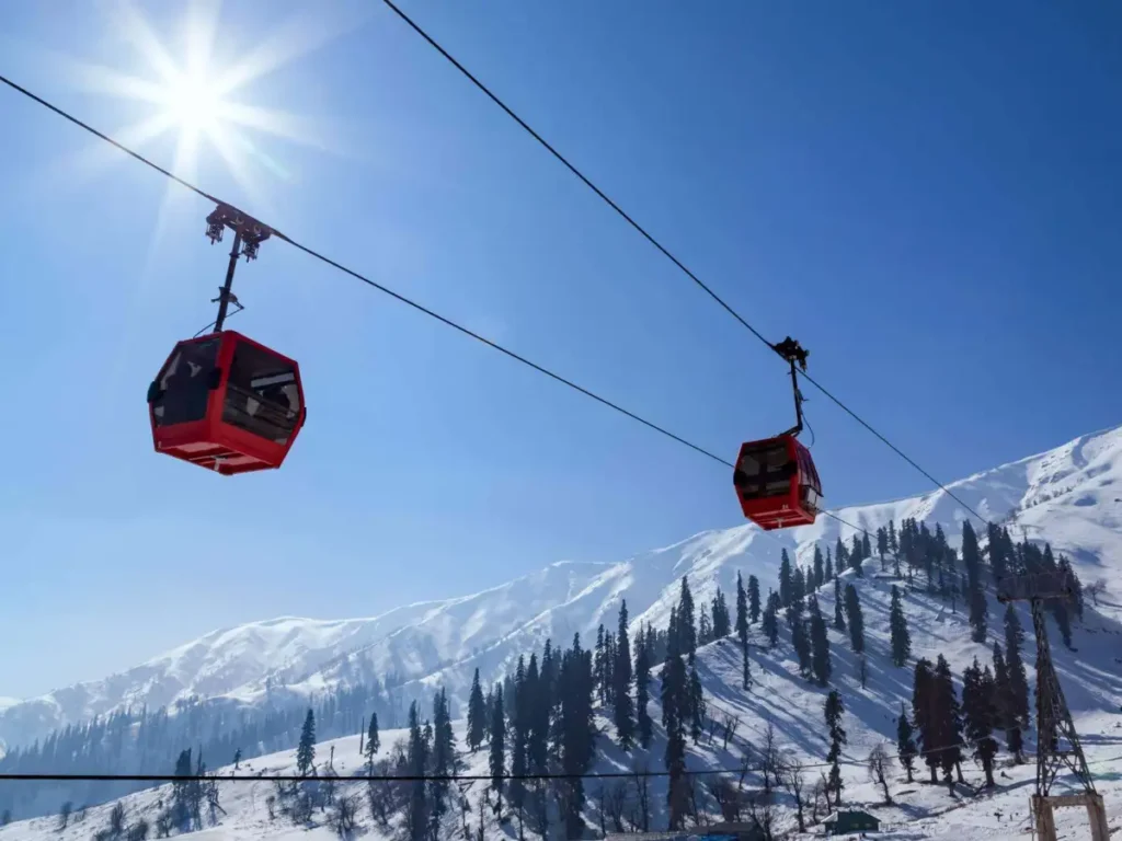Ropeway view of Kashmir and best holyday plan in