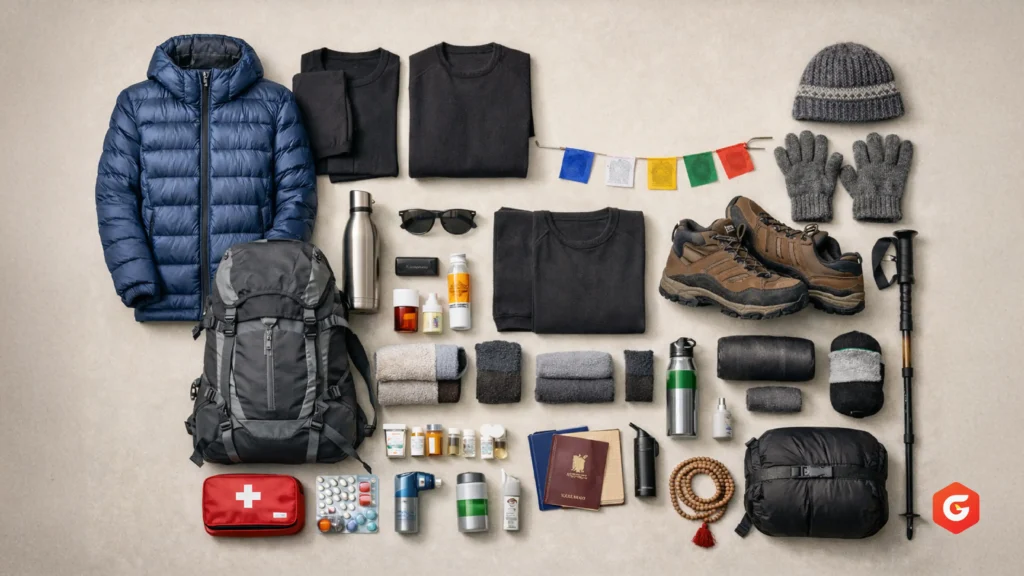 Packing List for Kailash Mansarovar Yatra (Step-by-Step)