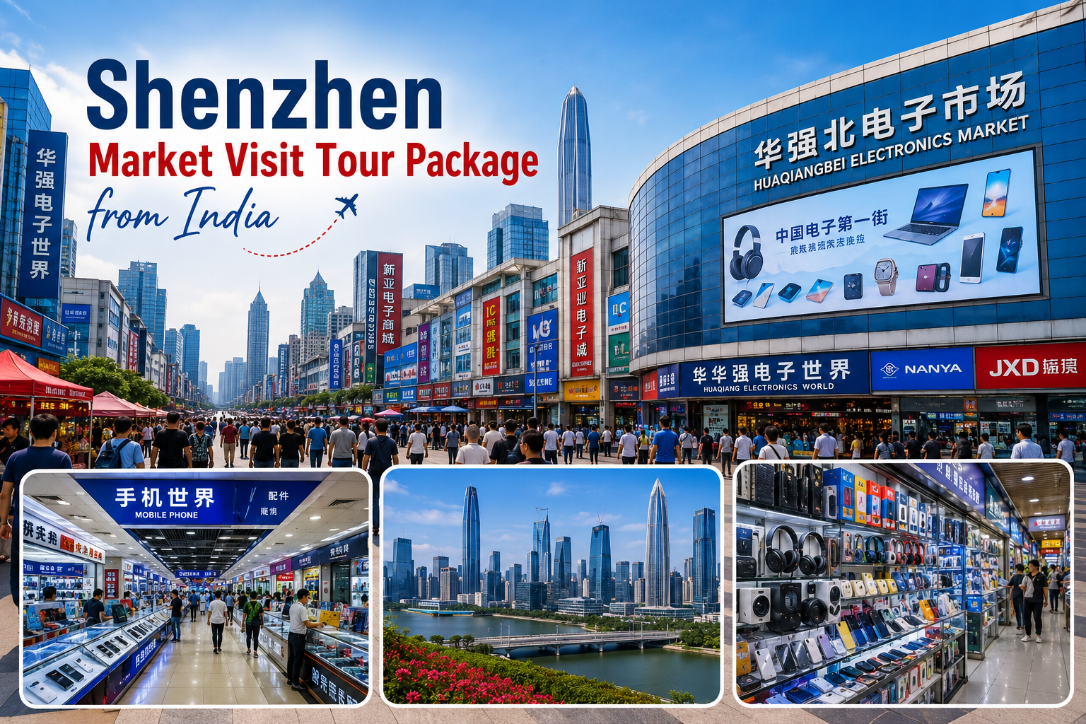 Shenzhen Market Visit Tour from India